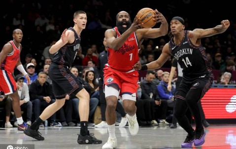 哈登31+4+6伦纳德26+5+5 小波特18分快船轻取篮网