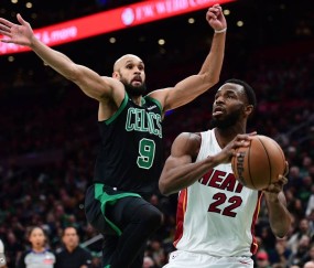 杰伦布朗29+7武切维奇11+12 凯尔特人险胜热火