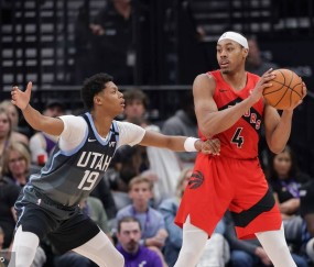 巴雷特27分贝利生涯新高37分 猛龙4人20+击败爵士